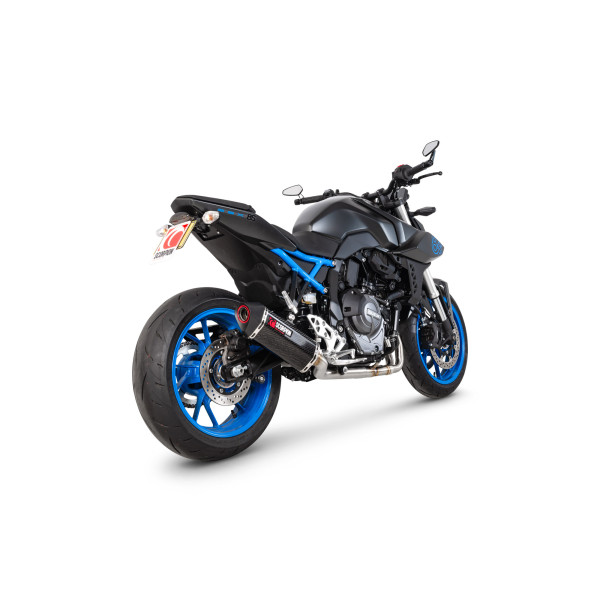 Scorpion Exhaust Suzuki GSX-8S 2023 - 2024 Serket Parallel Full System Carbon Fibre Sleeve